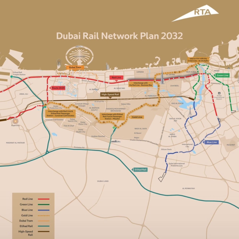 Dubai Metro Gold Line: A Transformational Opportunity for Property Investors